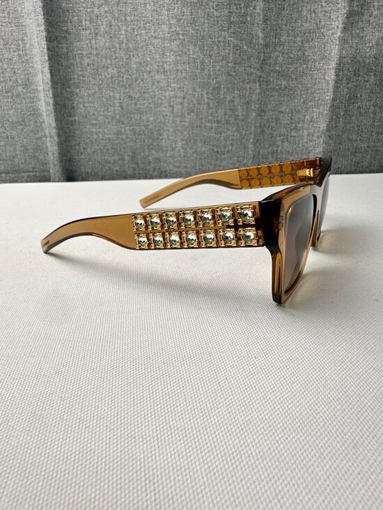 NEW Givenchy GV40076I 57B Brown Gradient Crystal Studded Sunglasses 54-18-145 main image 10